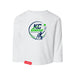 MAS Kansas City Advantage Wheelchair Tennis Circle Logo Toddler White Long Sleeve T-Shirt on a white background