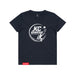 MAS Kansas City Advantage Wheelchair Tennis Circle Logo Youth Navy T-Shirt on a white background