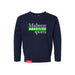 MAS Kansas City Advantage Wheelchair Tennis MAS Logo Toddler Navy Crewneck Sweatshirt on a white background