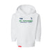 MAS Kansas City Advantage Wheelchair Tennis Script Toddler White Hoodie on a white background