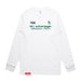 MAS Kansas City Advantage Wheelchair Tennis Script White Long Sleeve T-Shirt on a white background