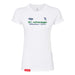 MAS Kansas City Advantage Wheelchair Tennis Script Women's White Slim T-Shirt on a white background