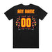 Back angle of the MAS Kansas City Kings Wheelchair Basketball Amplife Customizable Black T-Shirt against a white background