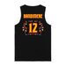 Back angle of the Ruby Bandimere MAS Kansas City Kings Wheelchair Basketball Amplife Black Tank Top against a white background