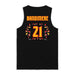 Back angle of the Norbert Bandimere MAS Kansas City Kings Wheelchair Basketball Amplife Black Tank Top against a white background