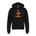 Front angle of the Norbert Bandimere MAS Kansas City Kings Wheelchair Basketball Amplife Youth Black Hoodie against a white background