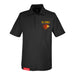 Front angle of the MAS Kansas City Kings Wheelchair Basketball Black Polo against a white background