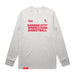 MAS Kansas City Kings Wheelchair Basketball Ash Heather Grey Long Sleeve T-Shirt on a white background