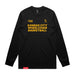 MAS Kansas City Kings Wheelchair Basketball Black Long Sleeve T-Shirt on a white background