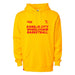 MAS Kansas City Kings Wheelchair Basketball Gold Hoodie on a white background