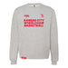 MAS Kansas City Kings Wheelchair Basketball Heather Grey Crewneck Sweatshirt on a white background