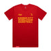 MAS Kansas City Kings Wheelchair Basketball Red T-Shirt on a white background