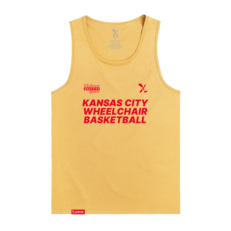 MAS Kansas City Kings Wheelchair Basketball Squash Tank Top on a white background