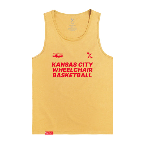 MAS Kansas City Kings Wheelchair Basketball Squash Tank Top on a white background