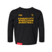 MAS Kansas City Kings Wheelchair Basketball Toddler Black Long Sleeve T-Shirt on a white background