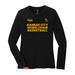 MAS Kansas City Kings Wheelchair Basketball Women's Black Long Sleeve T-Shirt on a white background
