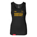 MAS Kansas City Kings Wheelchair Basketball Women's Black Slim Micro Rib Tank Top on a white background