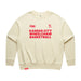 MAS Kansas City Kings Wheelchair Basketball Women's Butter Modern Crewneck Sweatshirt on a white background