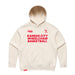 MAS Kansas City Kings Wheelchair Basketball Women's Ecru Modern Hoodie on a white background