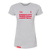 MAS Kansas City Kings Wheelchair Basketball Women's Heather Grey Slim T-Shirt on a white background