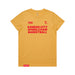 MAS Kansas City Kings Wheelchair Basketball Women's Mustard T-Shirt on a white background