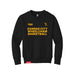MAS Kansas City Kings Wheelchair Basketball Youth Black Crewneck Sweatshirt on a white background