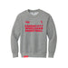 MAS Kansas City Kings Wheelchair Basketball Youth Heather Grey Crewneck Sweatshirt on a white background