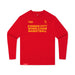 MAS Kansas City Kings Wheelchair Basketball Youth Red Long Sleeve T-Shirt on a white background
