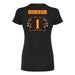 Back angle of the Karson Henderson MAS Kansas City Kings Wheelchair Basketball Amplife Women's Black Slim T-Shirt against a white background