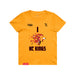Front angle of the Karson Henderson MAS Kansas City Kings Wheelchair Basketball Amplife Youth Gold T-Shirt against a white background