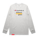 MAS Kansas City Kings Wheelchair Basketball I Love Somebody at MAS Ash Heather Grey Long Sleeve T-Shirt on a white background