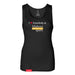 MAS Kansas City Kings Wheelchair Basketball I Love Somebody at MAS Women's Black Slim Micro Rib Tank Top on a white background