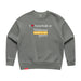 MAS Kansas City Kings Wheelchair Basketball I Love Somebody at MAS Women's Grey Modern Crewneck Sweatshirt on a white background