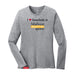 MAS Kansas City Kings Wheelchair Basketball I Love Somebody at MAS Women's Heather Grey Long Sleeve T-Shirt on a white background