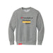 MAS Kansas City Kings Wheelchair Basketball I Love Somebody at MAS Youth Heather Grey Crewneck Sweatshirt on a white background