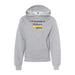 MAS Kansas City Kings Wheelchair Basketball I Love Somebody at MAS Youth Heather Grey Hoodie on a white background