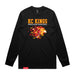 MAS Kansas City Kings Wheelchair Basketball Lion Black Long Sleeve T-Shirt on a white background