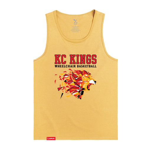 MAS Kansas City Kings Wheelchair Basketball Lion Squash Tank Top on a white background
