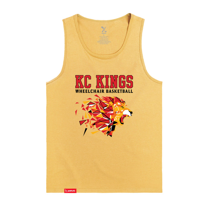 MAS Kansas City Kings Wheelchair Basketball Lion Squash Tank Top on a white background