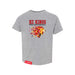 MAS Kansas City Kings Wheelchair Basketball Lion Toddler Heather Grey T-Shirt on a white background