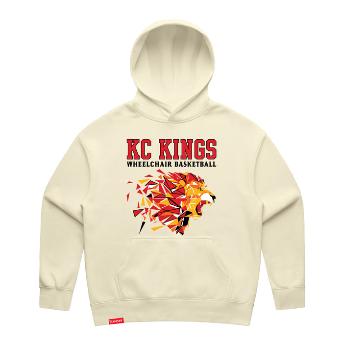 MAS Kansas City Kings Wheelchair Basketball Lion Women's Butter Modern Hoodie on a white background