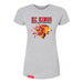 MAS Kansas City Kings Wheelchair Basketball Lion Women's Heather Grey Slim T-Shirt on a white background