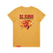MAS Kansas City Kings Wheelchair Basketball Lion Women's Mustard T-Shirt on a white background