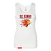 MAS Kansas City Kings Wheelchair Basketball Lion Women's White Slim Micro Rib Tank Top on a white background