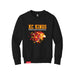 MAS Kansas City Kings Wheelchair Basketball Lion Youth Black Crewneck Sweatshirt on a white background