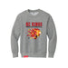 MAS Kansas City Kings Wheelchair Basketball Lion Youth Heather Grey Crewneck Sweatshirt on a white background