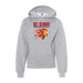 MAS Kansas City Kings Wheelchair Basketball Lion Youth Heather Grey Hoodie on a white background
