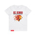 MAS Kansas City Kings Wheelchair Basketball Lion Youth White T-Shirt on a white background
