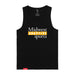 MAS Kansas City Kings Wheelchair Basketball MAS Logo Black Tank Top on a white background