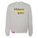 MAS Kansas City Kings Wheelchair Basketball MAS Logo Heather Grey Crewneck Sweatshirt on a white background